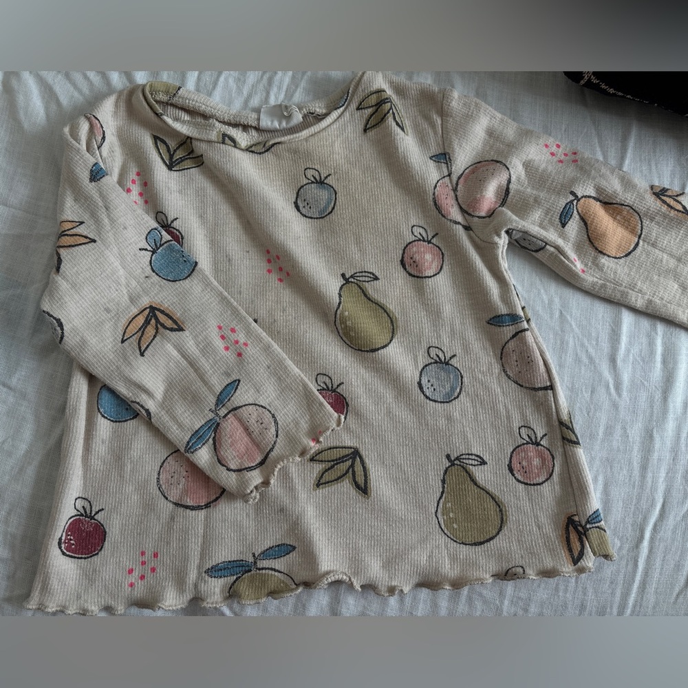Zara Kids Fruit Print Shirt - Multicolor